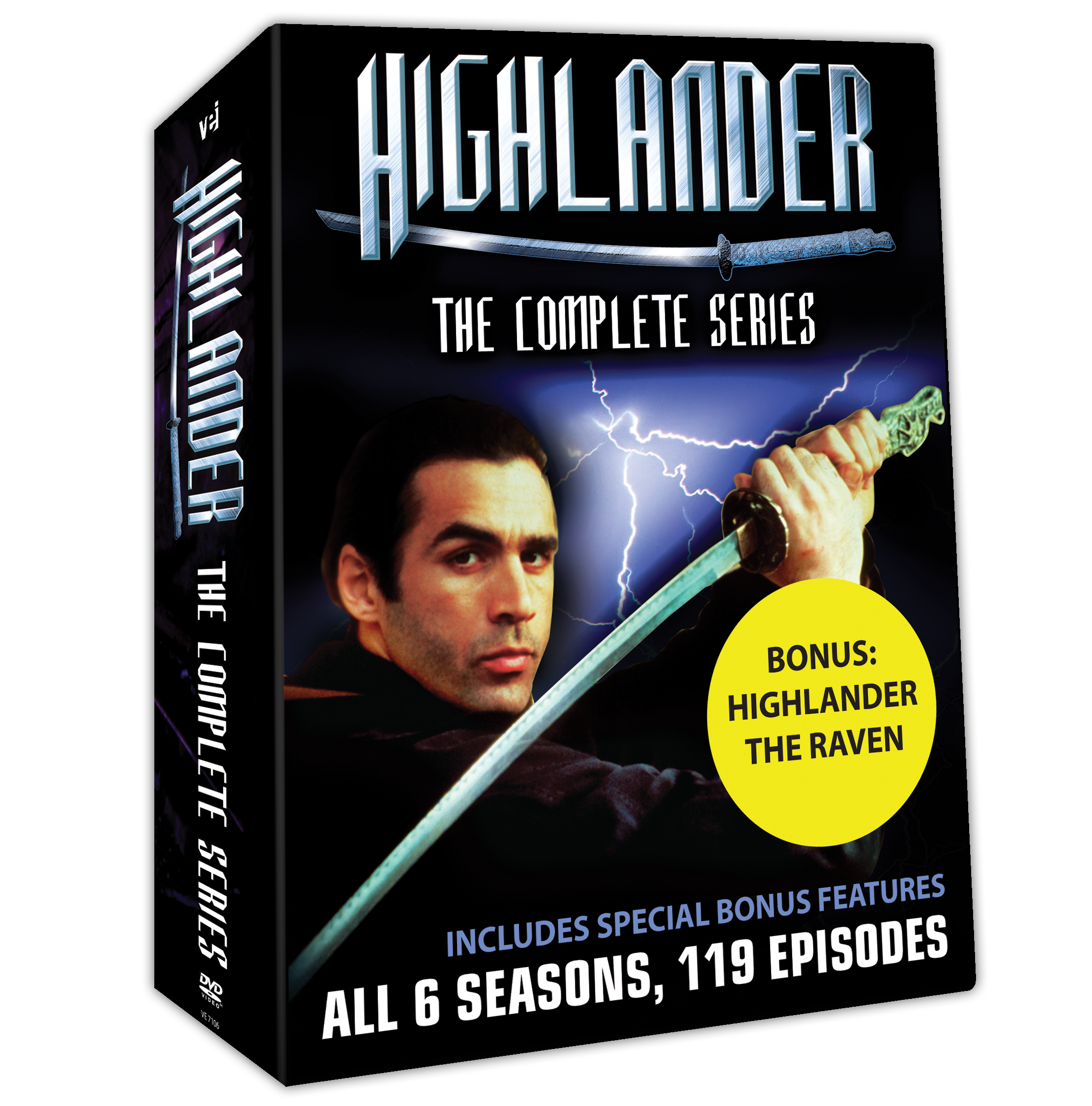 Highlander -The Complete Collection+ The Raven [DVD] #7106