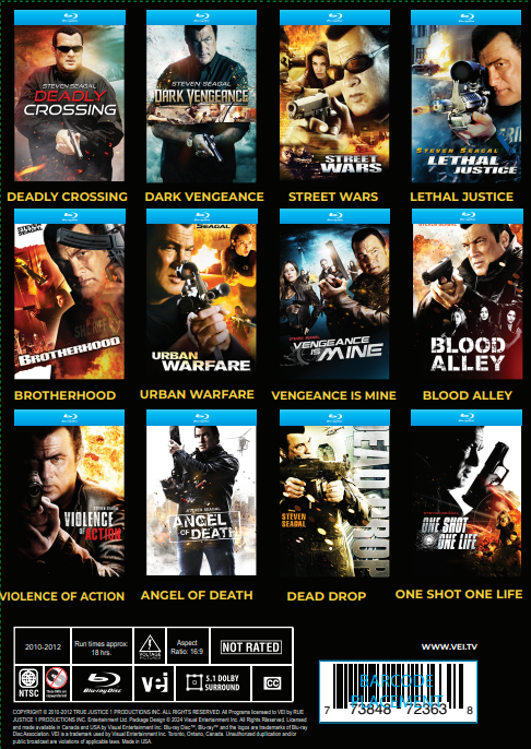 Steven Seagal 12 Movie Collection
