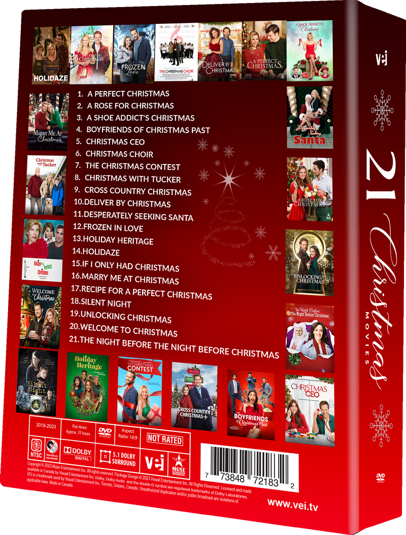 21 Christmas movies [DVD] #7218