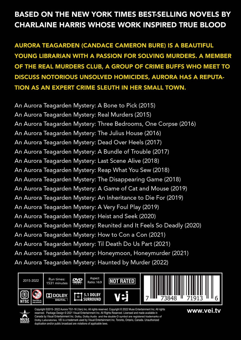 NEW! The Aurora Teagarden Mysteries - 18 Movie Collection  [DVD]  #7191