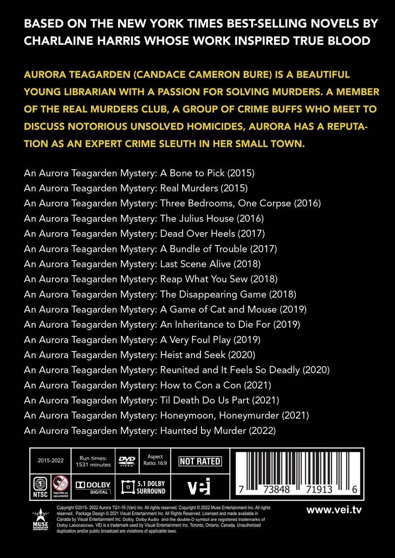 NEW! The Aurora Teagarden Mysteries - 18 Movie Collection  [DVD]  #7191
