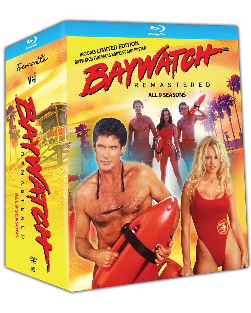 Baywatch Remastered- BLU RAY - All 9 Seasons Includes Pilot and Limited Edition Baywatch Facts Booklet and Poster [Blu Ray] #7181