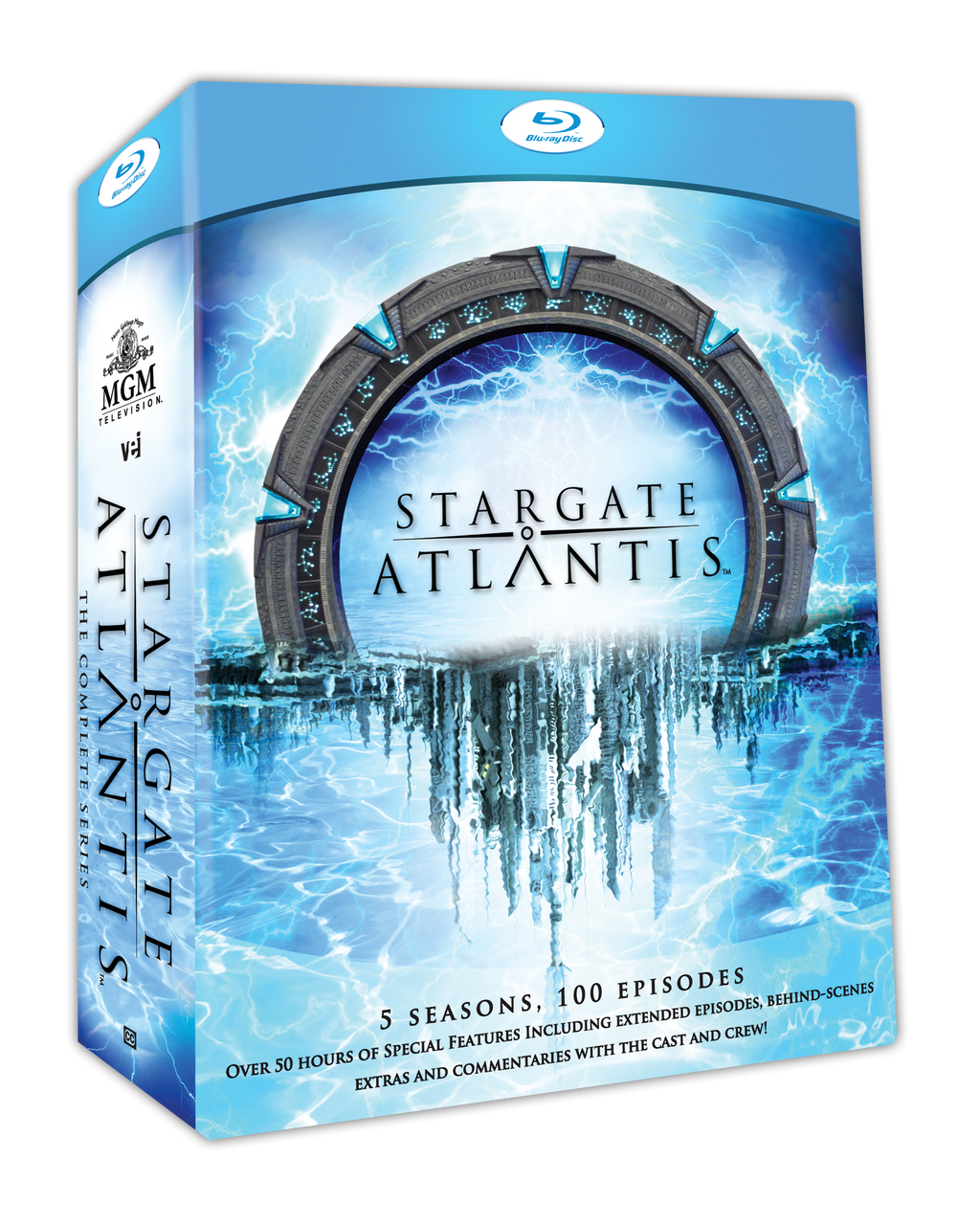 Stargate Atlantis - The Complete Series - New Super Enhanced picture [Blu Ray] #7142